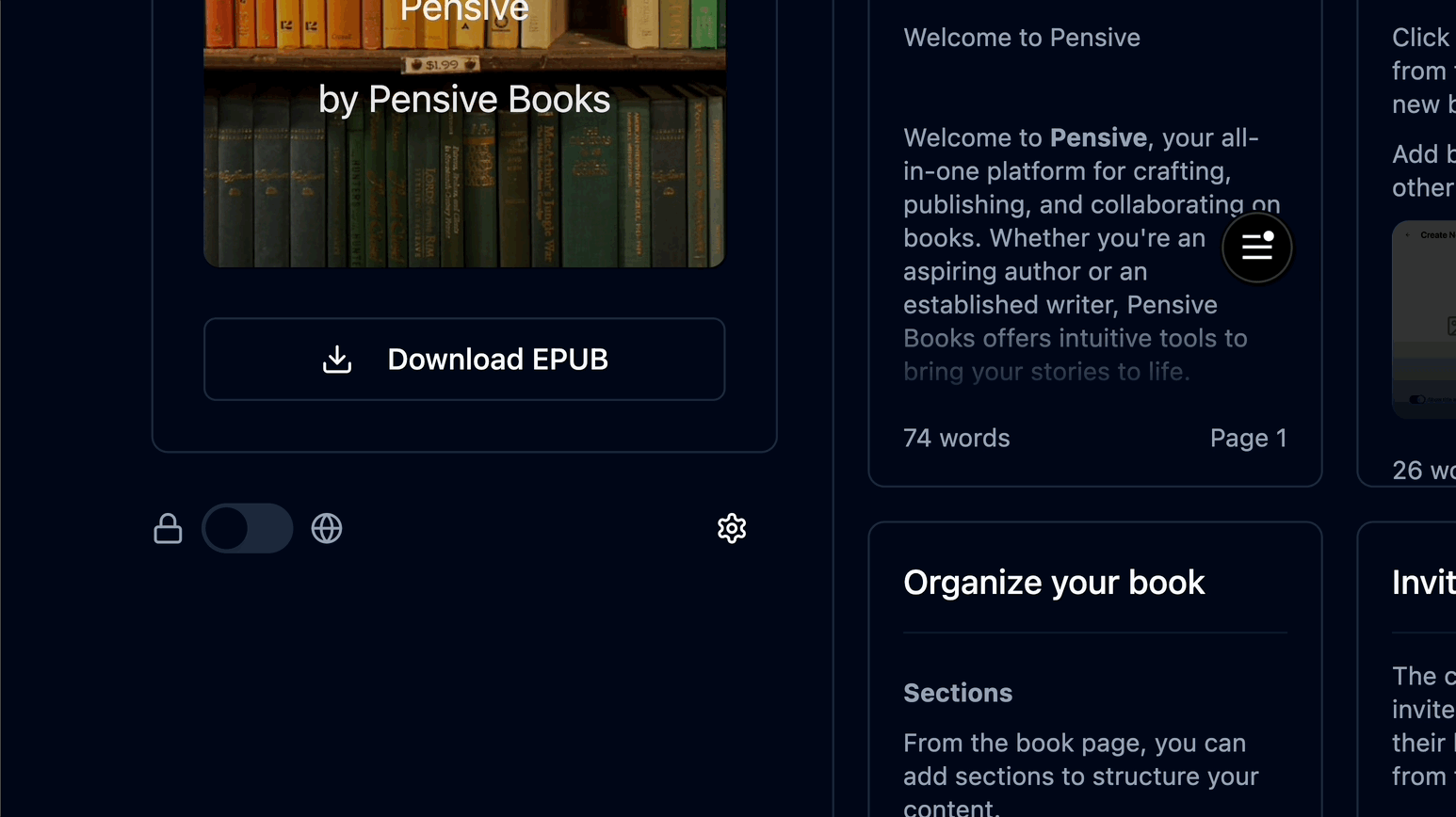 Publishing is as simple as flipping a switch